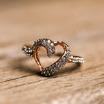 Load image into Gallery viewer, The Dazzling Heart Ring.
