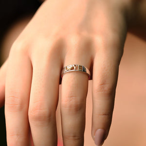 The Love Hearted Ring.