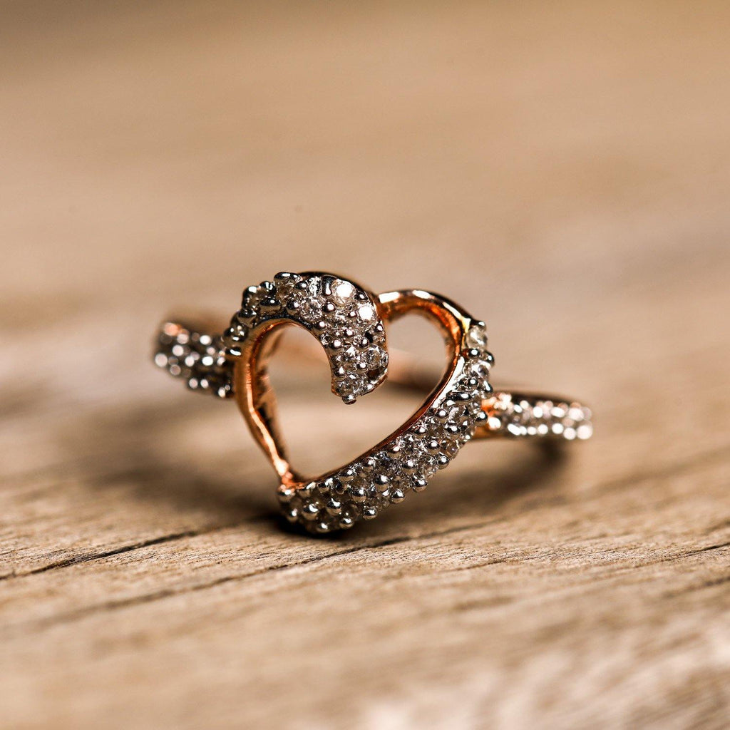 The Dazzling Heart Ring.