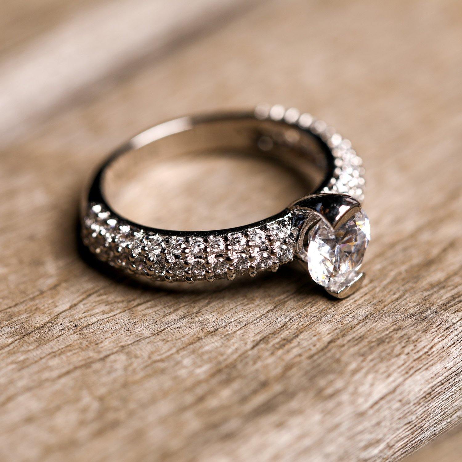 The Daring Solitaire Ring.