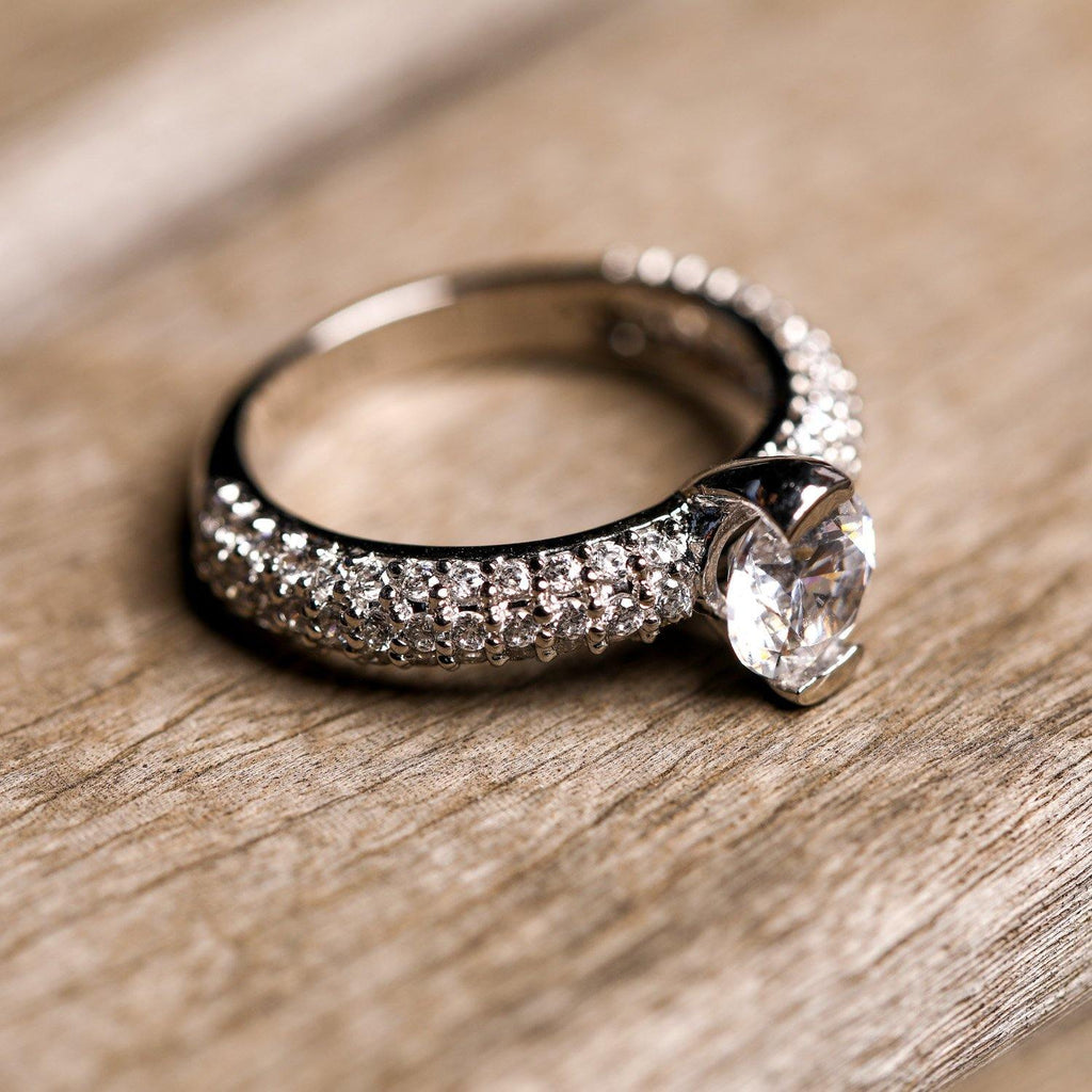 The Daring Solitaire Ring.